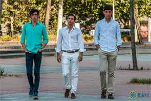 Carlos Ochoa, Marcos y Diego Peseiro este viernes en las nocturnas de agosto de Las Ventas